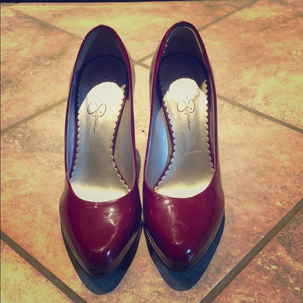 Jessica Simpson Red Pumps